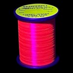 Classic Waxed Thread 12/0 110m (120 Yards) Fluoro Bright Red