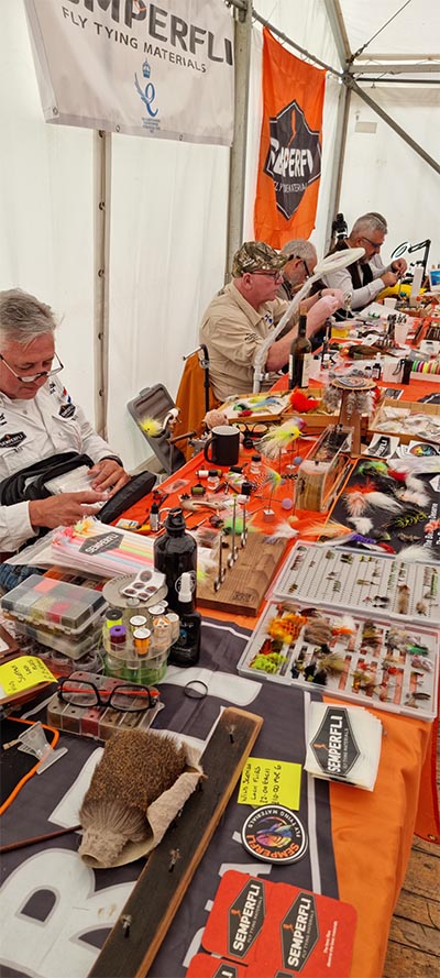 Fly Tyers Demonstrating Their SKills