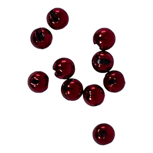 Tungsten Slotted Beads 2.8mm (7/64 inch) Red