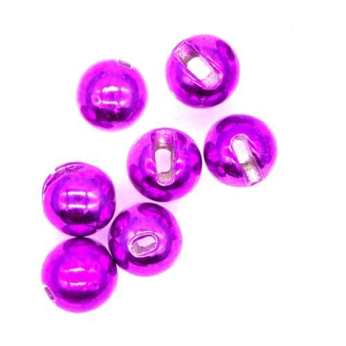 Tungsten Slotted Beads 3.8mm (5/32 inch) Purple