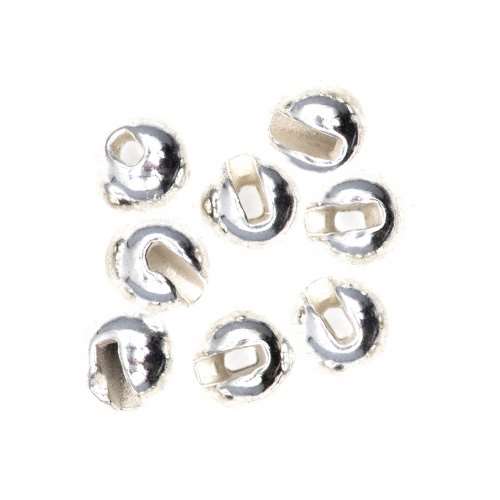 Tungsten Slotted Beads 3.8mm (5/32 inch) Silver