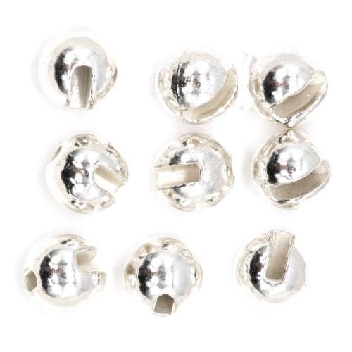 Tungsten Slotted Beads 4.6mm (3/16 inch) Silver