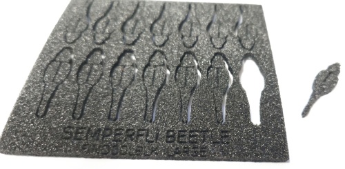 Foam Beetle Bodies Large 17mm (Hooks #8/#10)