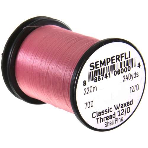 Classic Waxed Thread 12/0 240 Yards Pink 