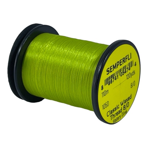 Classic Waxed Thread 8/0 110m (120 Yards) Watery Olive