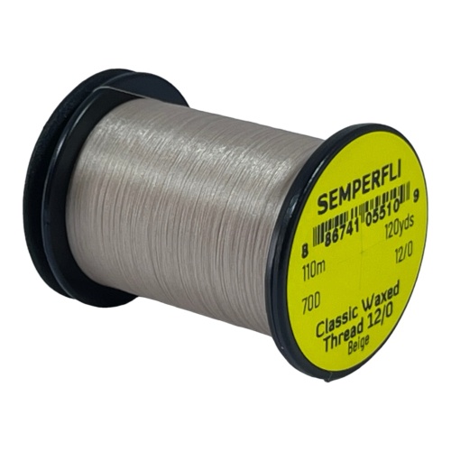 Classic Waxed Thread 12/0 110m (120 Yards) Beige