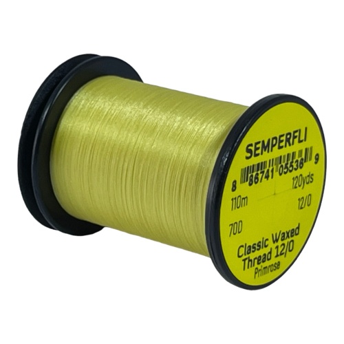 Classic Waxed Thread 12/0 110m (120 Yards) Primrose