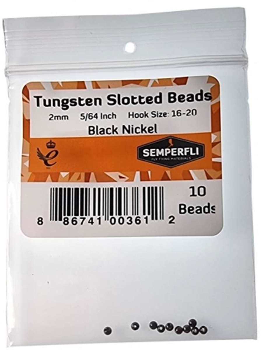 Tungsten Slotted Beads 2mm (5/64 inch)